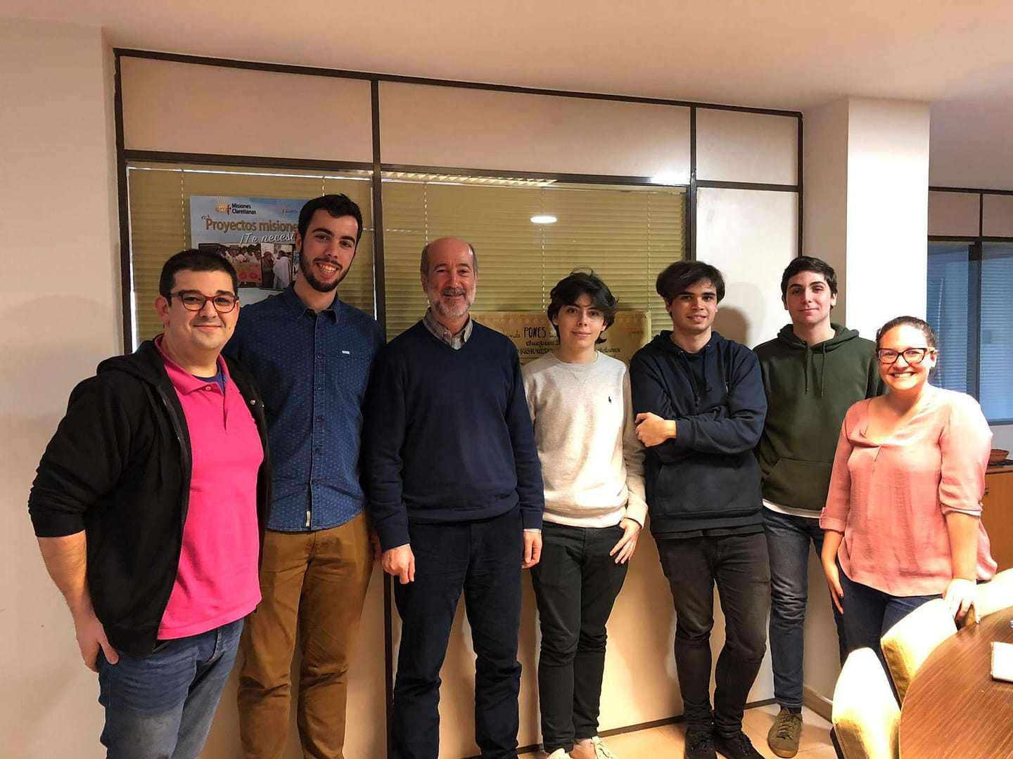 Representantes de la comisión de Acción Social del CM Alcalá se han acercado a la sede en Madrid de Proclade Fundación 
