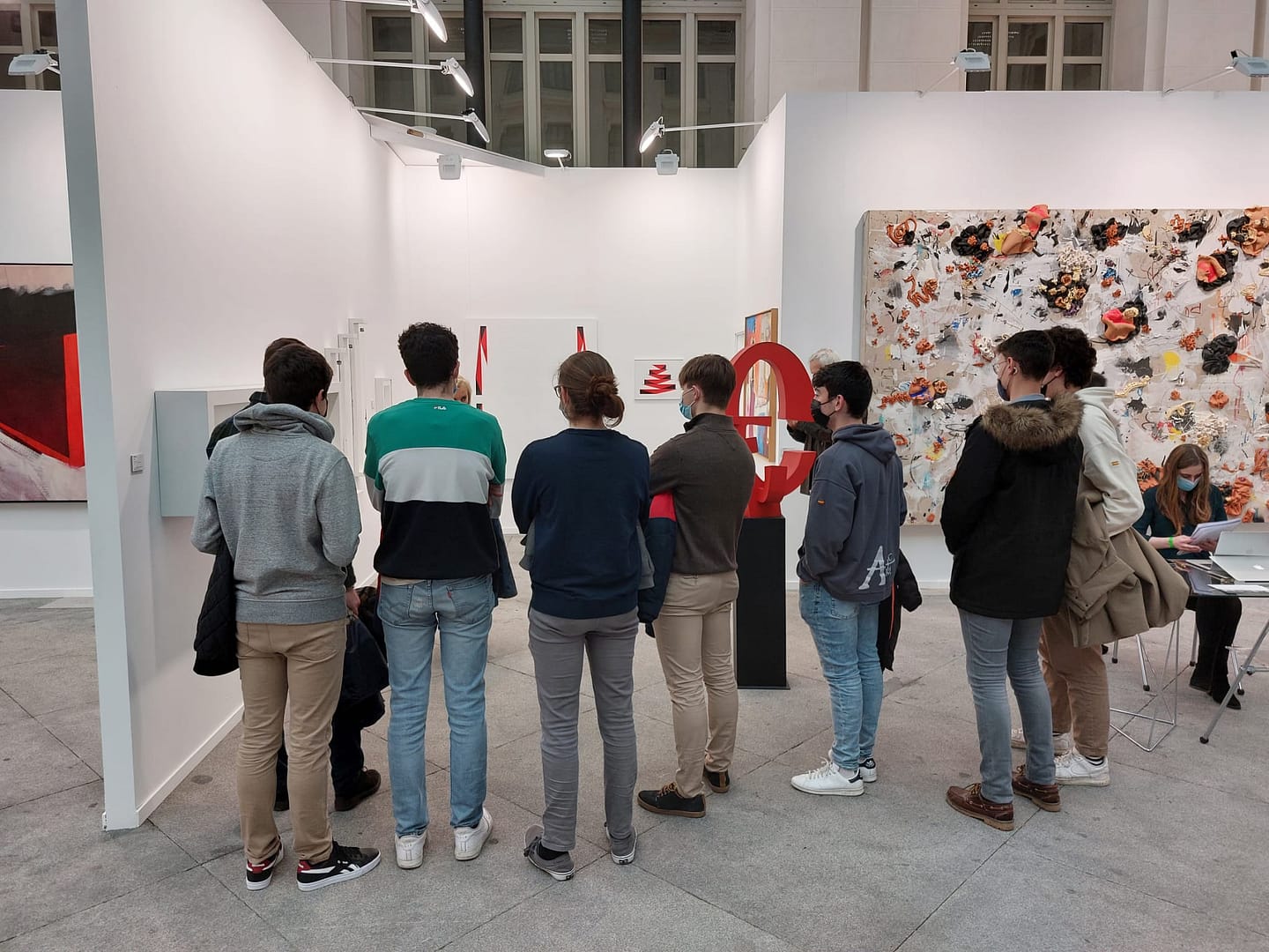 Colegiales del CM Alcalá visitan Art Madrid